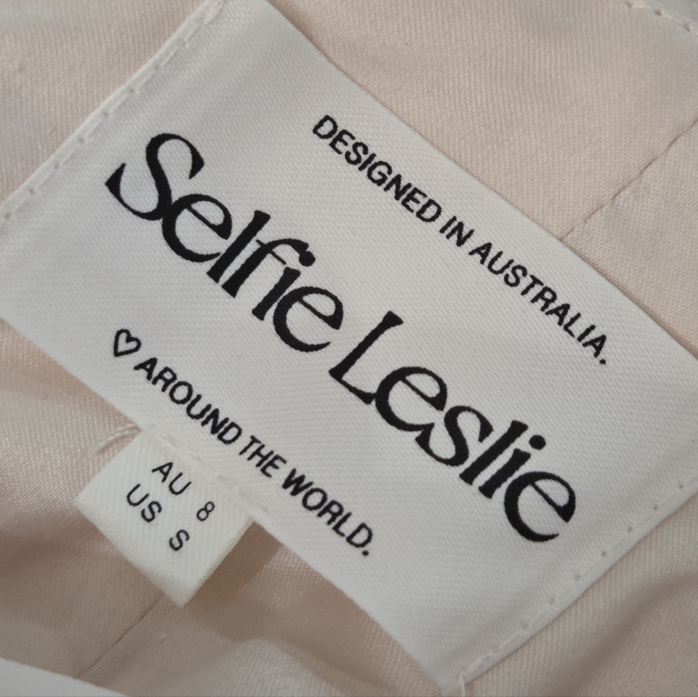Selfie Leslie Lusting Off Shoulder Basque Waist Mini Dress S Romance Wedding - Picture 7 of 13